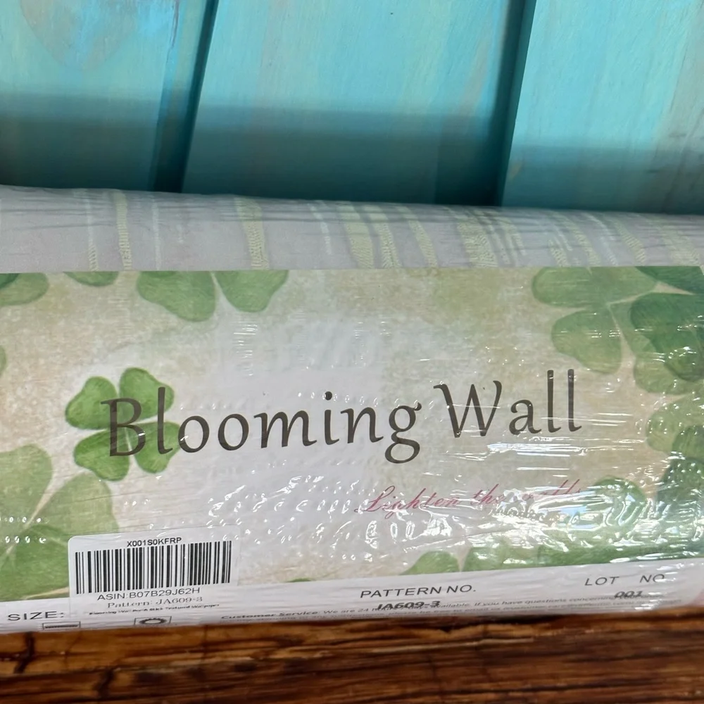 Blooming Wall Antique Pink Peel & Stick Prepasted Wallpaper Wallcovering